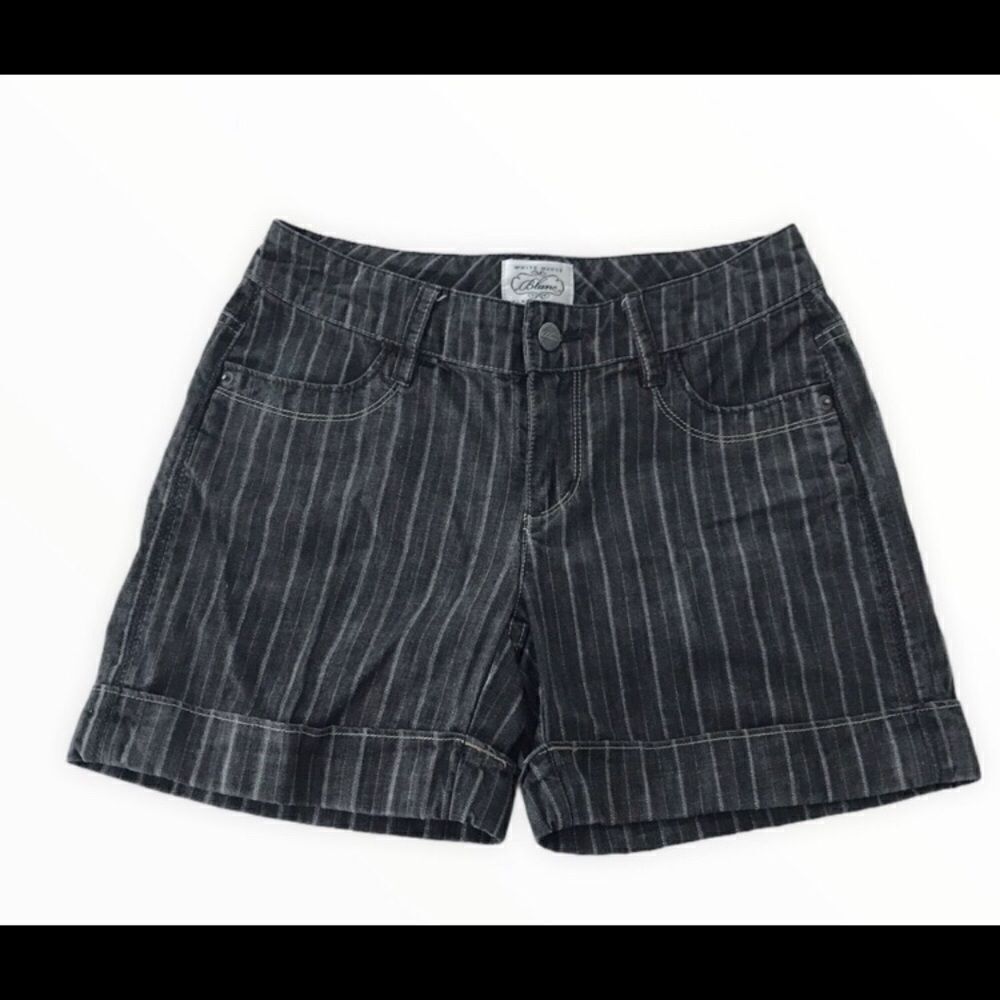 White House Black Market Size 0 Grey Jeans Shorts